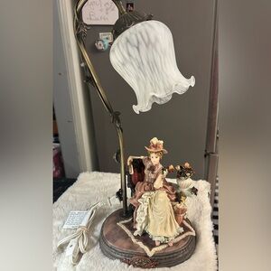 MONTEFIORI COLLECTION LAMP w tulip globe